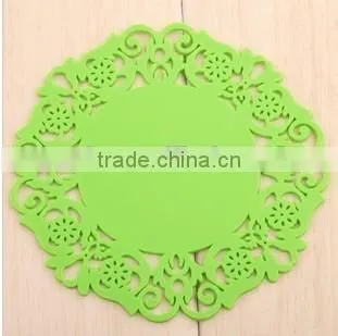 fashion silicone cup mug mat