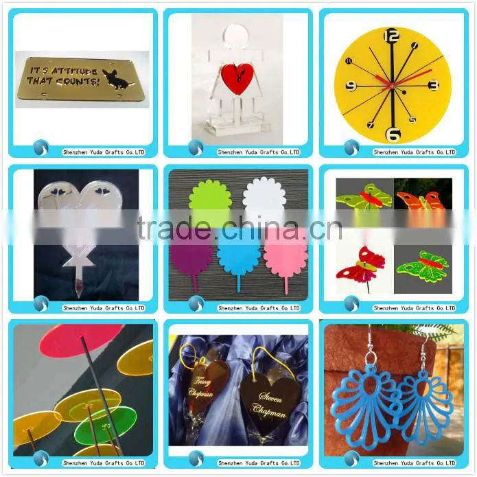 Home decoration clock clear acrylic wall clock number laser cut clock wholesale cheap made in China