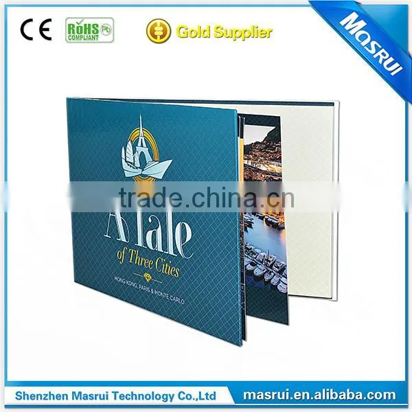 Fancy Muslim Customized Printing 1.8"-10.1" LCD Screen Video Wedding Invitation Card
