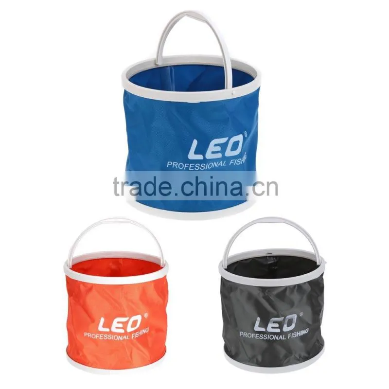 Canvas Folding Bucket Outdoor Portable Fishing Bucket Fishing Tackle