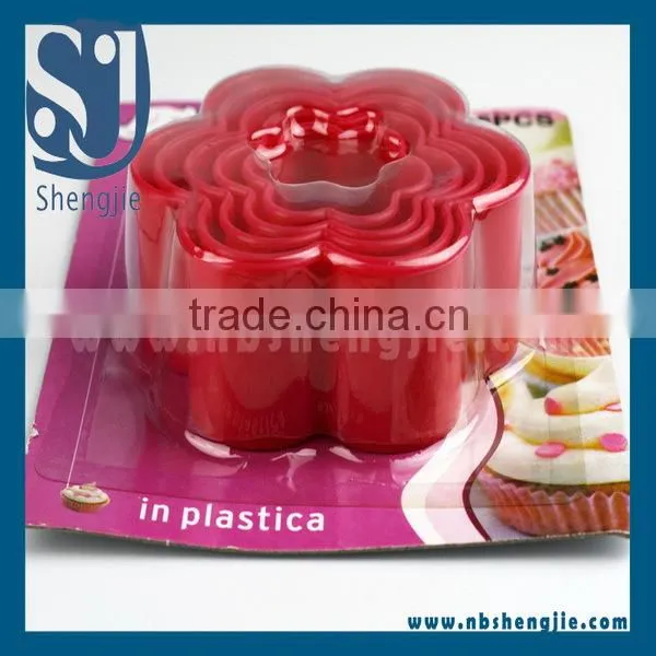 Trade Assurance Plastic Hexagon Shape Cake cutter mould