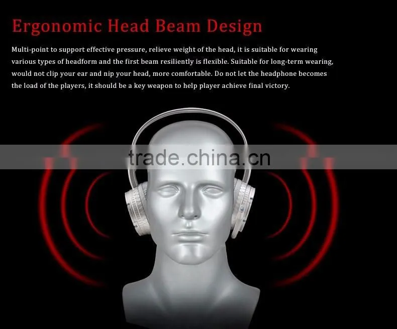 BENWIS H200 gaming headset stereo surround sound usb pc computer vibration game headset with microphone voice control led light