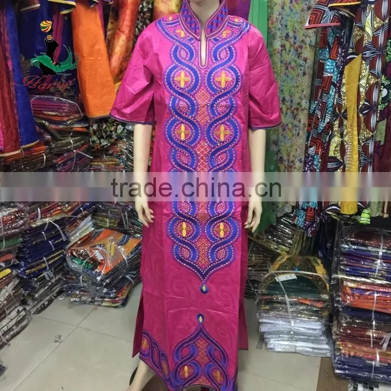 2016 Haniye hot sale nigeria bazin riche dresses for african women