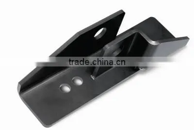 OEM high precision black anodized bending laser engarving sheet metal part