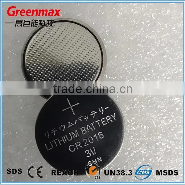 Button Cell Cr2016 Lithium Battery