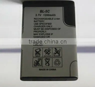 Factory supply business mobile phone battery, mobile phone batteries for nokia bp 4c for BL 5j Nokia 5800xm
