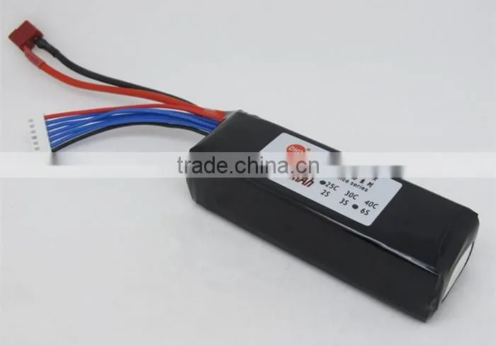 CNDHD 22.2V 25C 1300MAH 5C 6S Lipo battery fast charging for high pressure version 450 aircraft