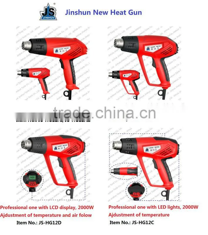 JS New design LED heating flow gun 2000W JS-HG12C