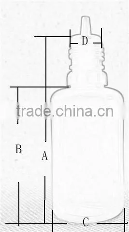 plastic pet cealr 10ml bottle for e-liquid Factory Wholesale