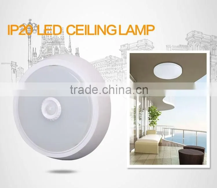 050706 led villa light outdoor ceiling led bulkhead indoor light with motion light sensor pir