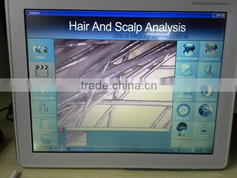 Skin analyzer magnifier machine skin analyser