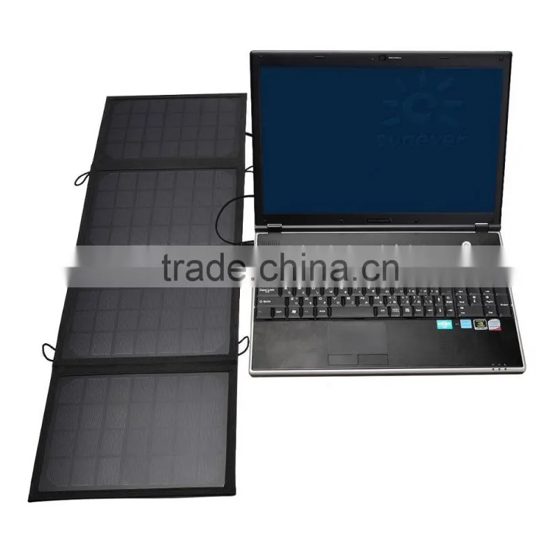 2016 new arrival 20W foldable outdoor camping emergency solar bag foldable solar panel for laptop