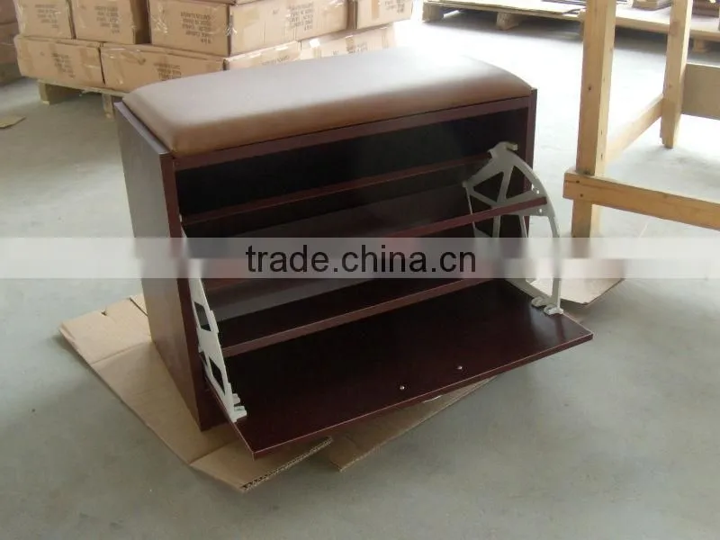 shoe rack with pu foam