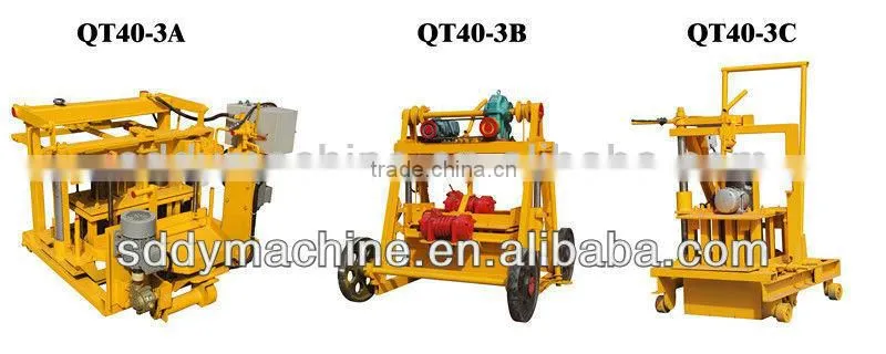 hollow block machine Brick making macine for construction material price