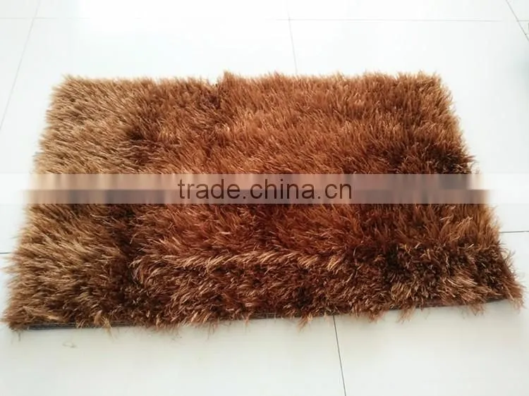 microfiber fluffy chenille home rug