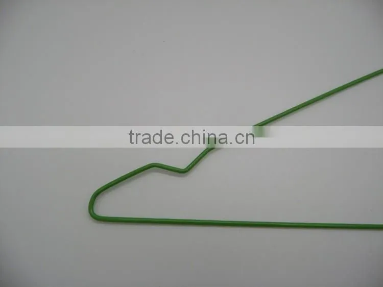 Dry Cleaning Wire Hangers With Plastic Powder Coated