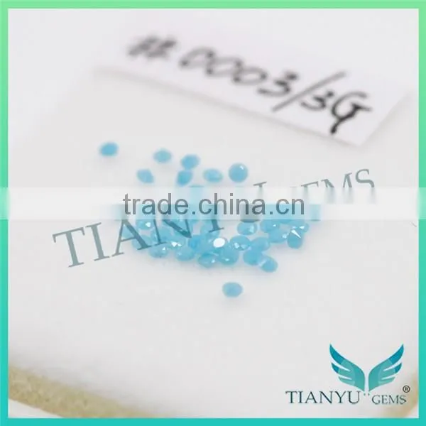 China Cheap Synthetic Gems for Jewelry #0003/3G Round Brilliant Cut Nano Sital Gemstones Price