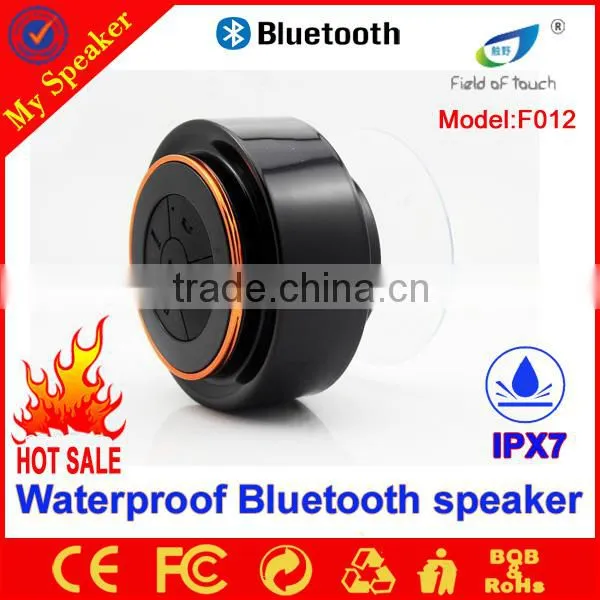 Model F012 2015 New arrival Bluetooth mini speaker,Bluetooth waterproof speaker,mini waterproof wireless bluetooth