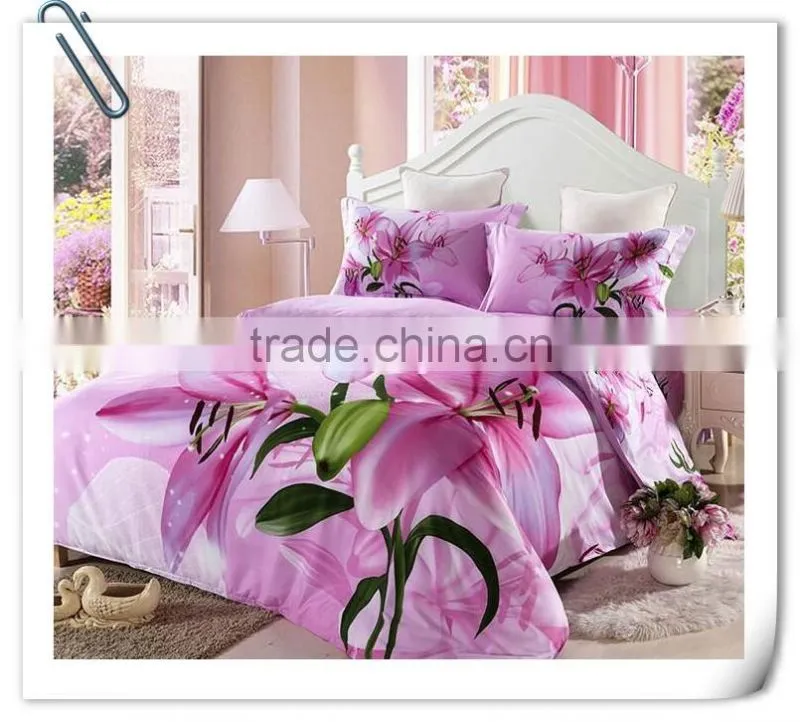 china wholesale textile fabrics for bed covers 3d bedding set