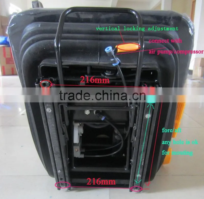Luxurious beautiful heat dissipation fast friction farm machinery john deere excavator driver seat