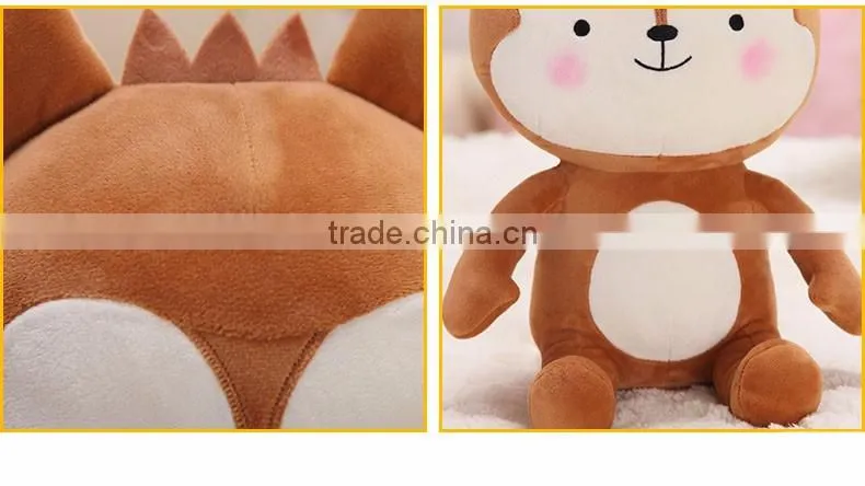 Korea style brown fox with white rabbit dall Korea Descendants of the sun toy Stuffed Dalls