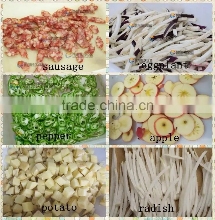 Industrial Cabbage Potato Carrot Julienne Stick Cutting Machine