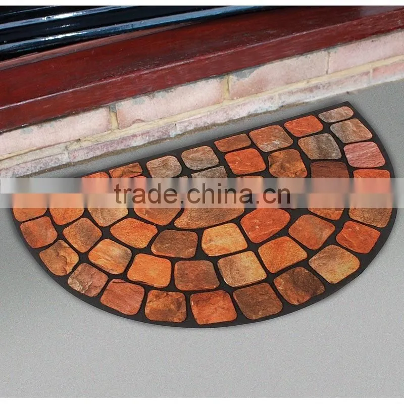 Outdoor Rubber Floor Cobblestone Mat