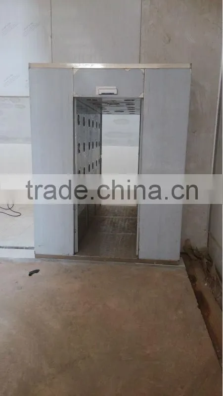 Automatic clean room air shower