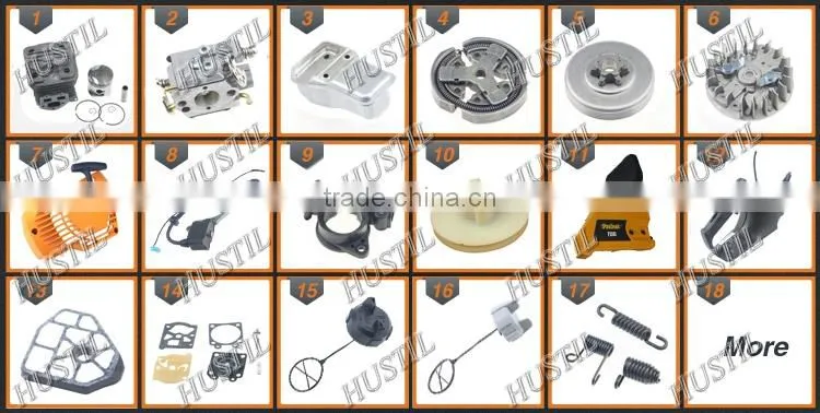 Partner 350S Chain Saw Spare Parts Chainsaw Starter Chainsaw Cylinder Chainsaw Muffler