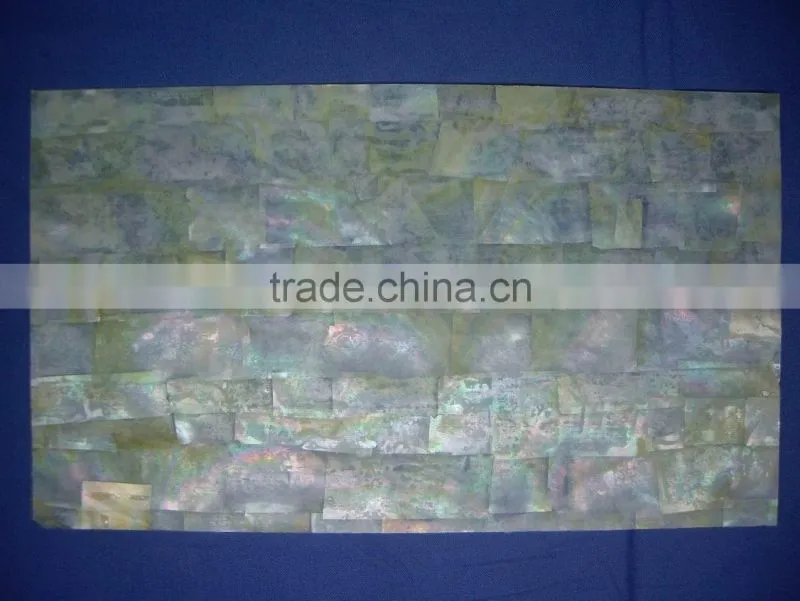 laminated yellow lip mother of pearl veneer sheet for jewelry inlay