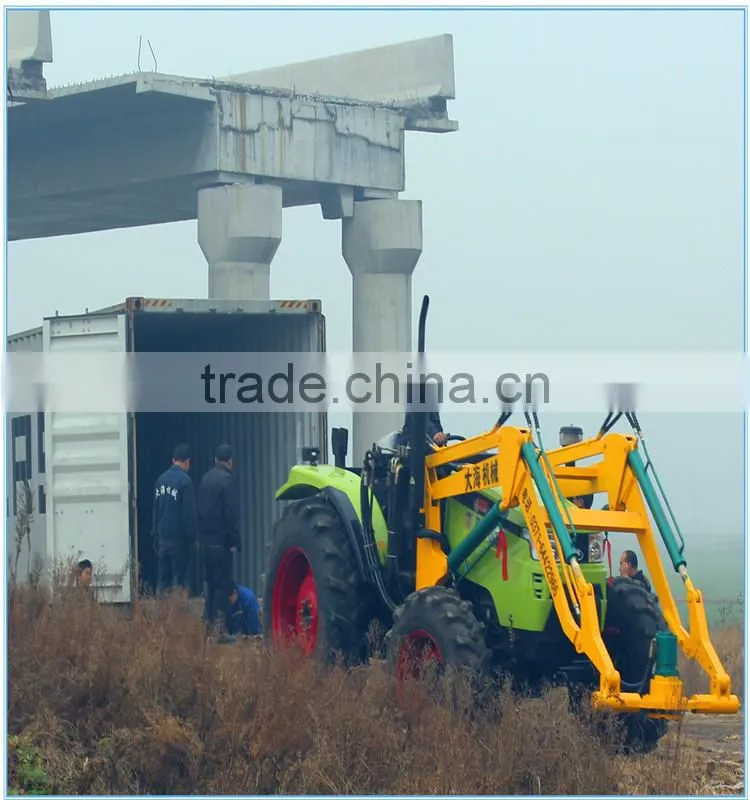 Electric power facilities hole digging machine