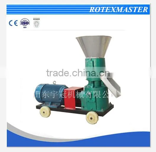 Mobile Small Sawdust pellet mill feed pellet machine/animal livestock feed pellet mill