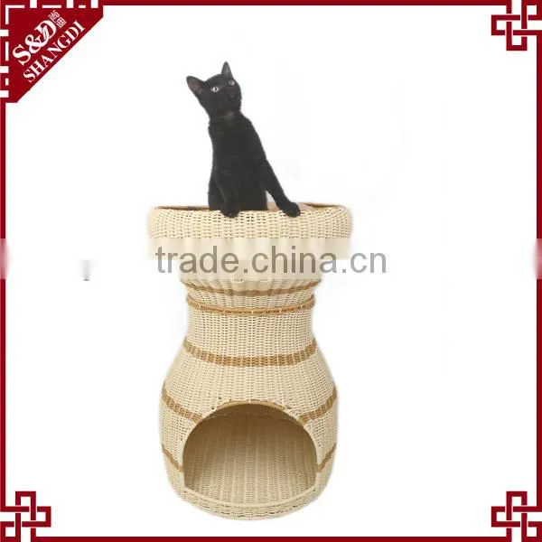 Eco-friendly handmade double-deck unique the pet products