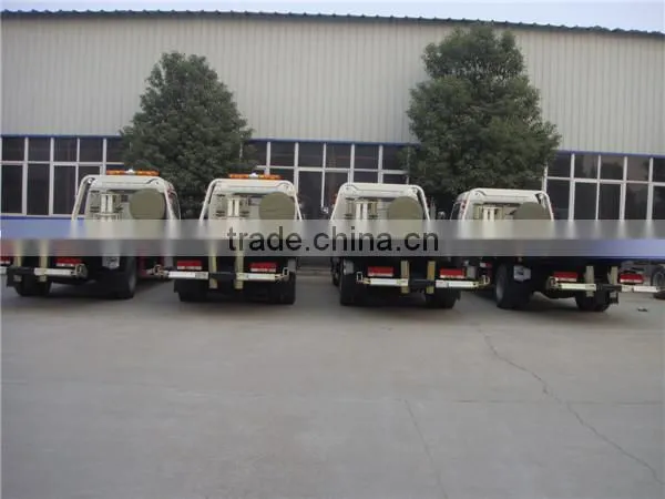 6 wheel 5ton dongfeng light right hand tow truck wrecker