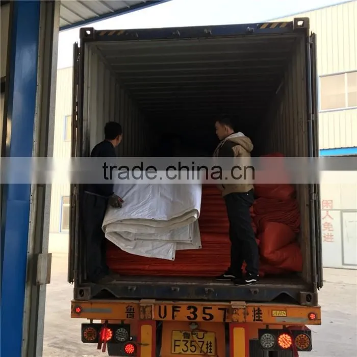 PE waterproof laminated cover tarpaulin insulated tarp concrete curing blanket
