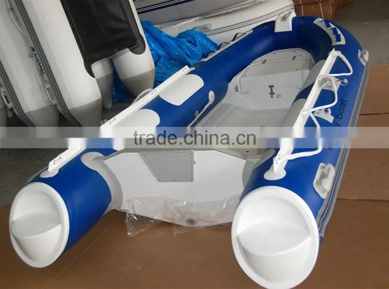 Rilaxy Recreational Boat 230cm - 400cm Small rigid Fiberglass hull inflatable Boat
