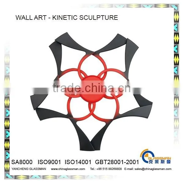 YWA1602B,WALL ART KINETIC SCULPTURE