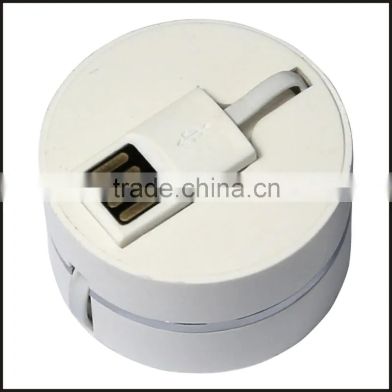 New premium 3 in 1 foldable cellphone electrial USB charger data cable