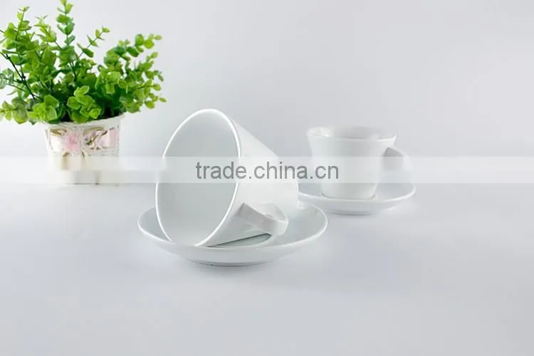 Factory direct manufacturer wholesale bulk custom logo image decal household porcelain ceramic tea cup and saucer