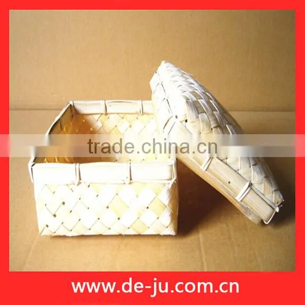 Deep Basket Cover Gift Presend Cargo Chinese Basket
