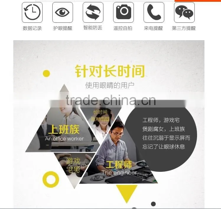 Fashion Bluetooth Smart Glasses APP Connect Glasses Step counting /Calls/Message Push No Wear sense Smart Glasses