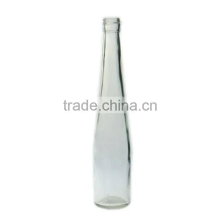 with cap Wholesale beautiful 330 glass bottles fruit juice with aluminum cap