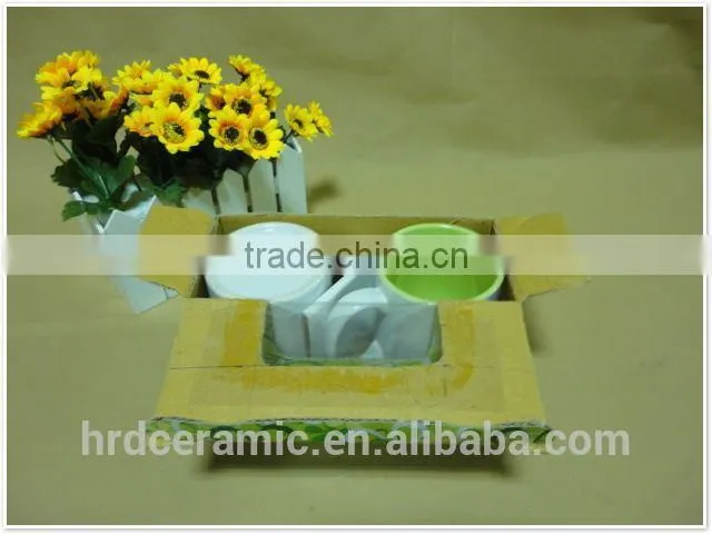 OEM design Fashion hand printed ceramic cup