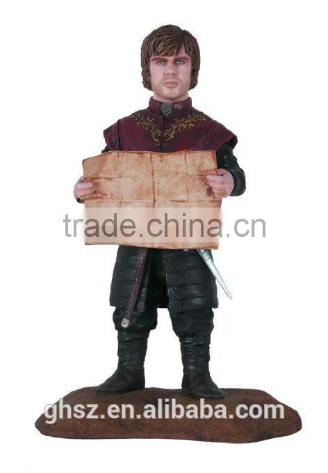 Guo hao hot sale custom Tyrion Lannister figure , hot game Game of Throne figurine