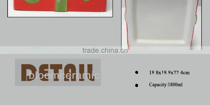 Red sealed spice container