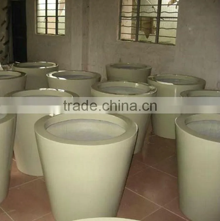 Fiberglass vases and pots