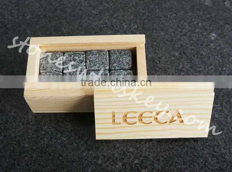 Granite Material Whiskey Stone Bar Accessories Type Cool Whisky Ice Rocks