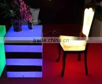 shenzhen furniture LED RGB chair of garden