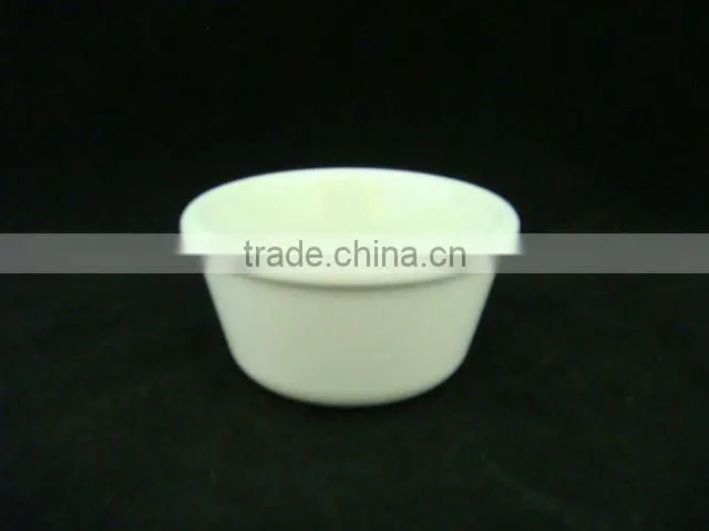 round melamine sauce dish