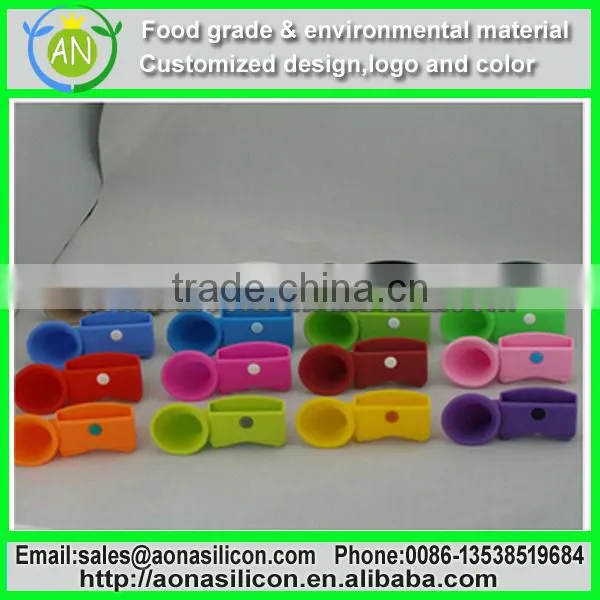 Silicone speaker wire cell phone speaker and microphone